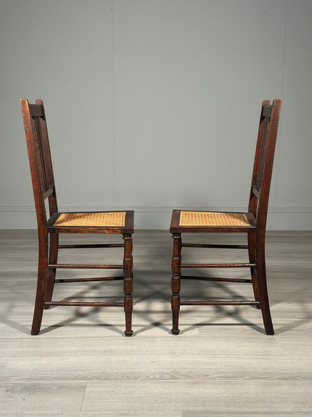 A Pair of Oak Chairs By Waring & Gillow