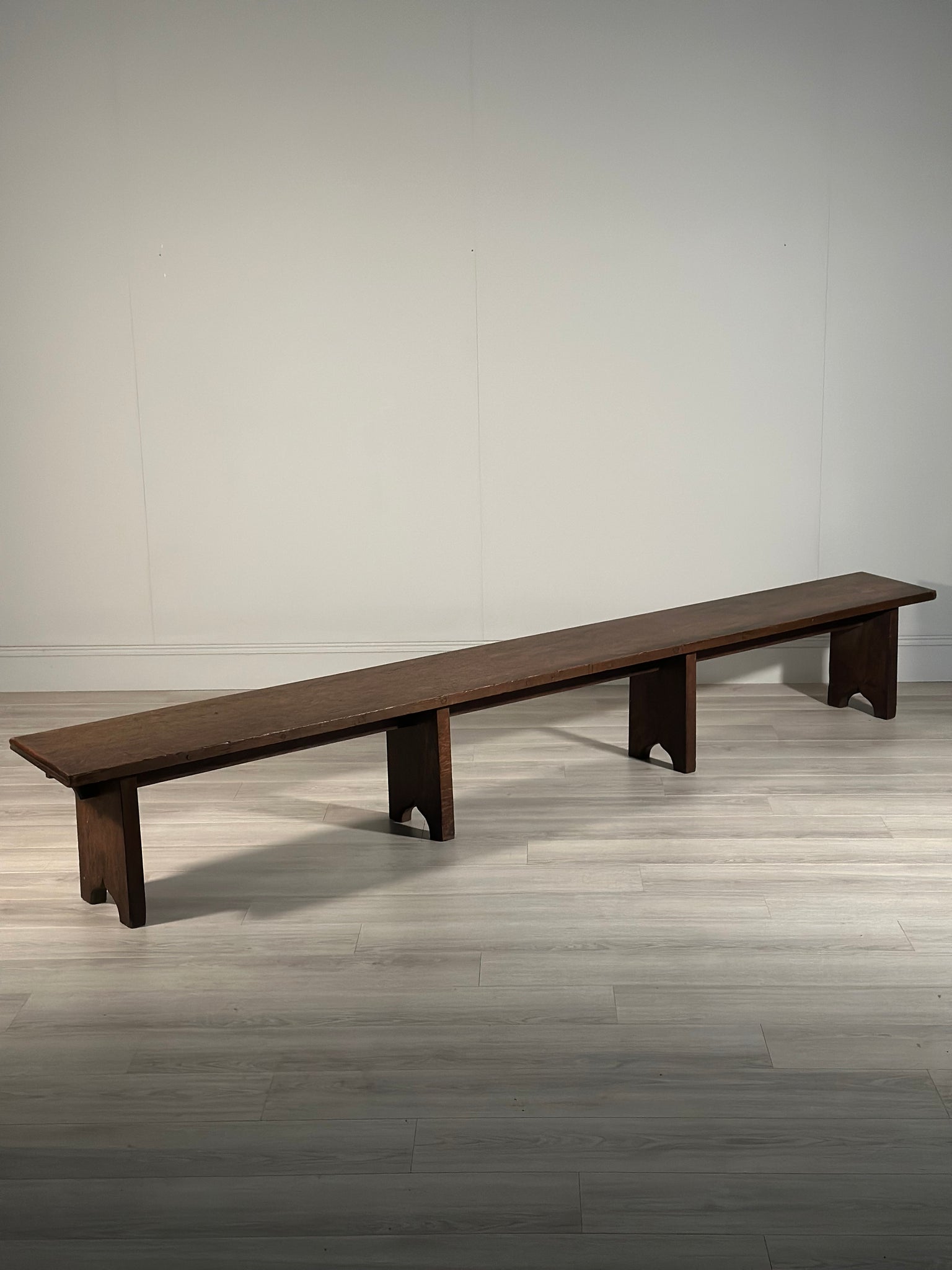 Huge Antique Oak Bench