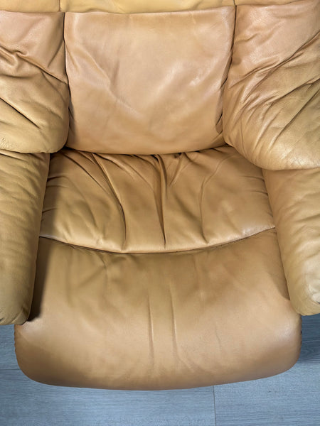 Stressless Swivel Reclining Armchair And Stool