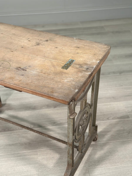 Antique Industrial Table