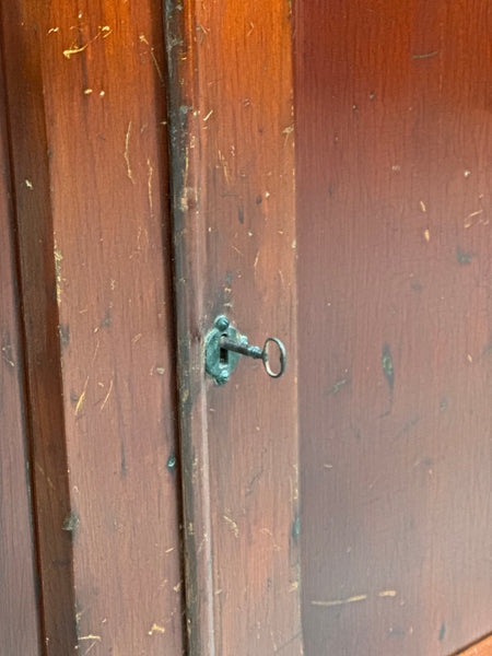 Small 19th Century Campaign Cupboard