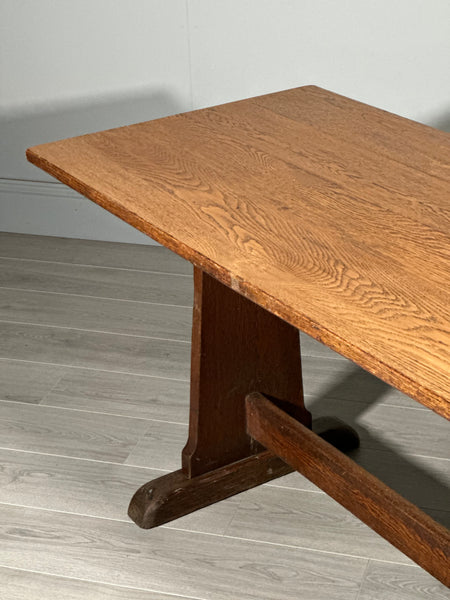 Large Antique Oak Refectory Table