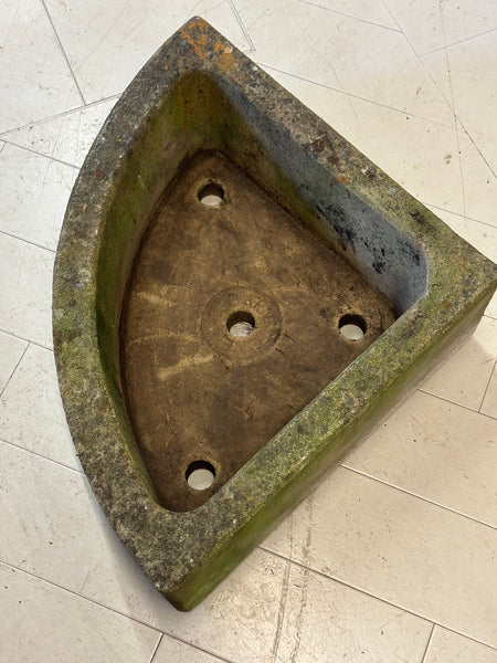 Antique Corner Stone Trough