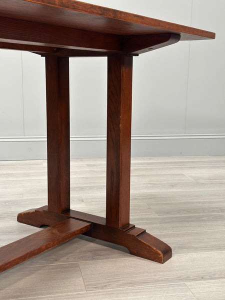 Arts & Crafts Oak Refectory Table C.1930