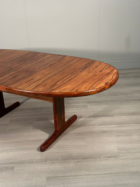 Mid 20th Century Danish Rosewood Dining Table