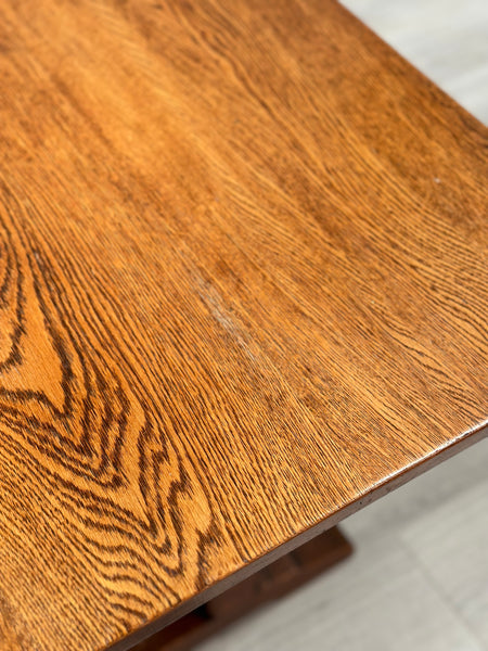 Arts & Crafts Oak Refectory Table C.1930