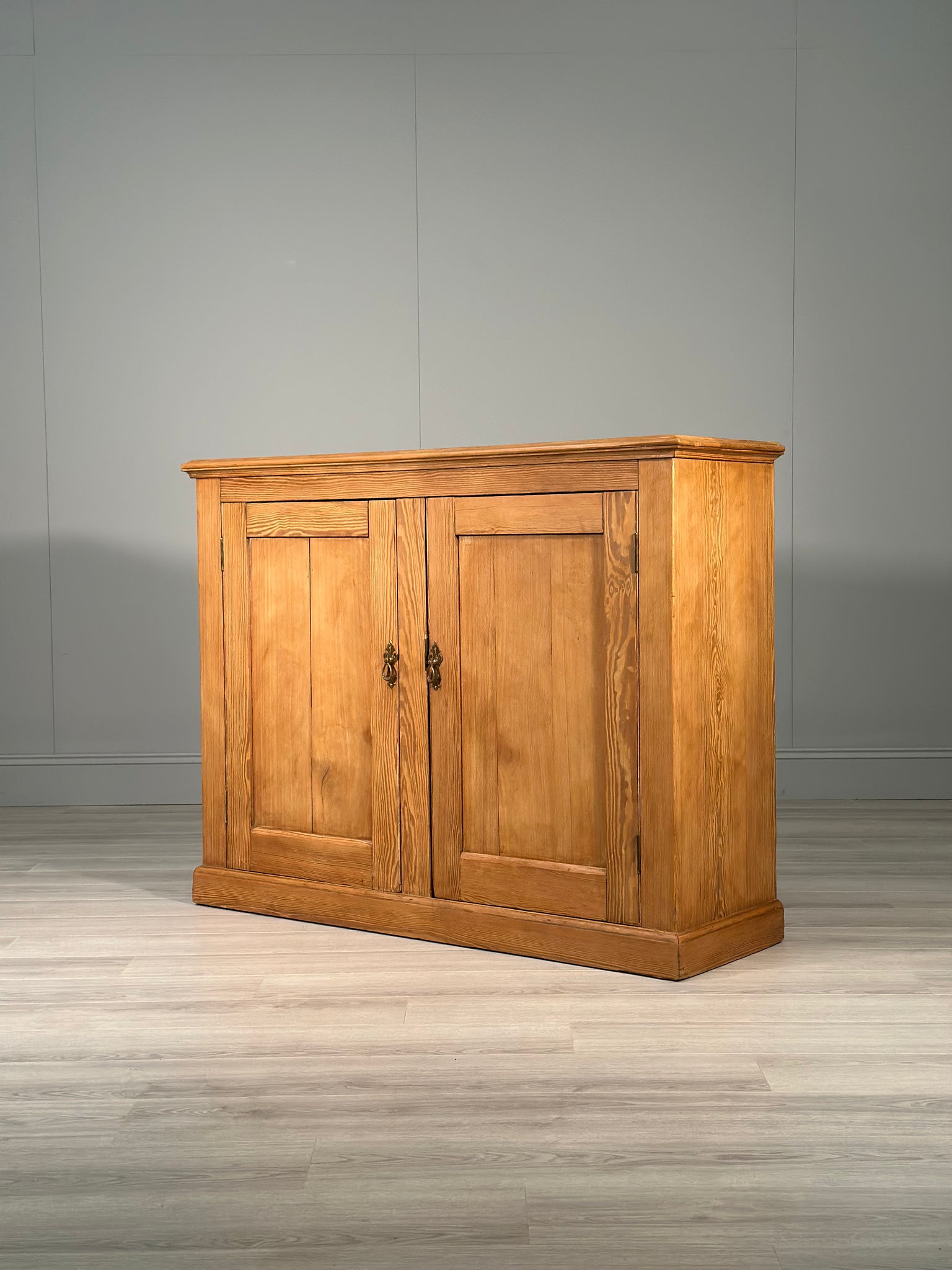 Antique Pine School Cupboard