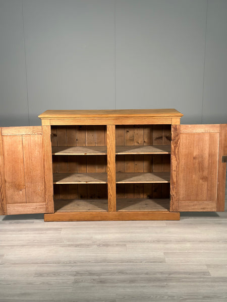 Antique Pine School Cupboard
