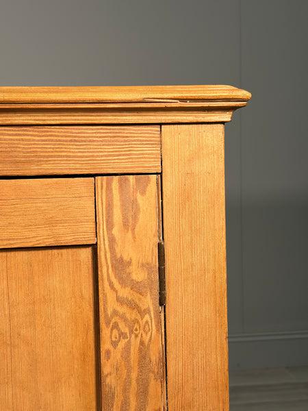 Antique Pine School Cupboard