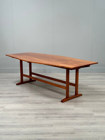 Large Solid Teak Refectory Table C.1950