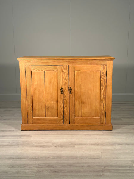 Antique Pine School Cupboard