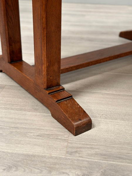 Arts & Crafts Oak Refectory Table C.1930