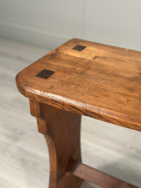 Arts and Crafts Pine Bench C.1900