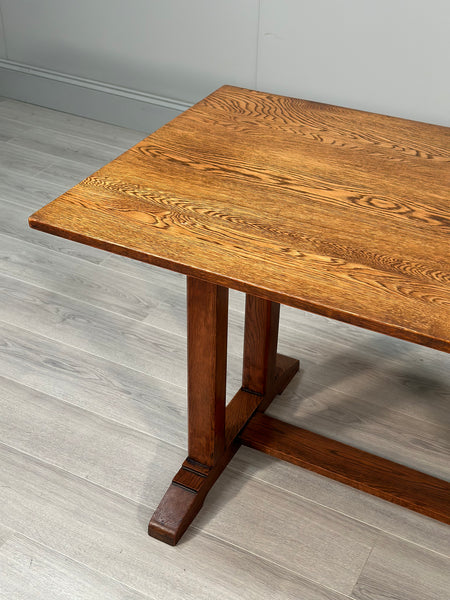 Arts & Crafts Oak Refectory Table C.1930