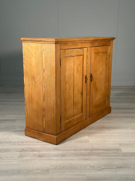 Antique Pine School Cupboard