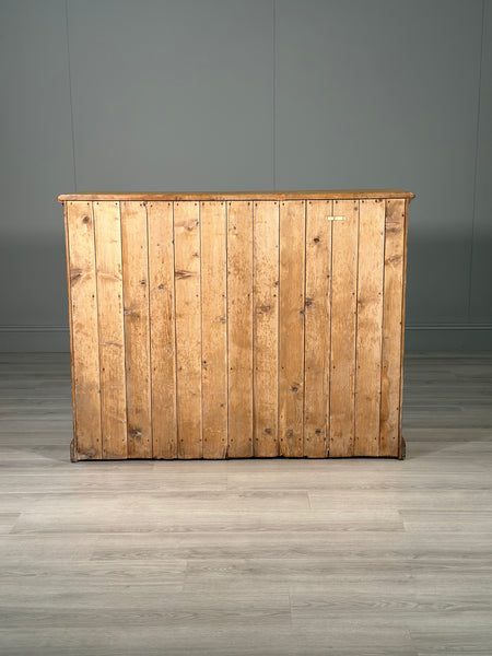 Antique Pine School Cupboard