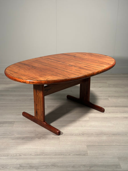 Mid 20th Century Danish Rosewood Dining Table