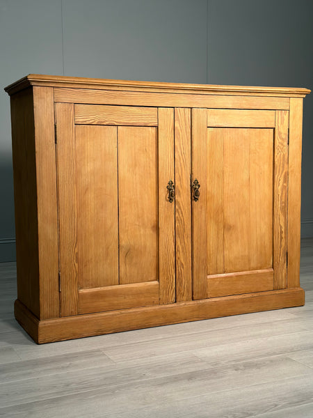 Antique Pine School Cupboard
