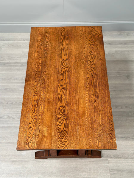 Arts & Crafts Oak Refectory Table C.1930