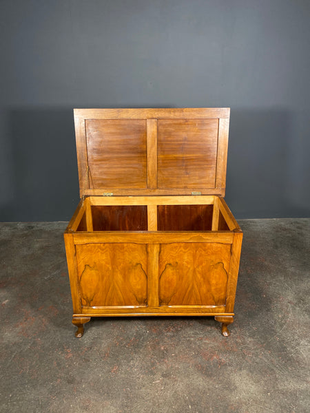 Mid 20th Century Walnut Bedding Box