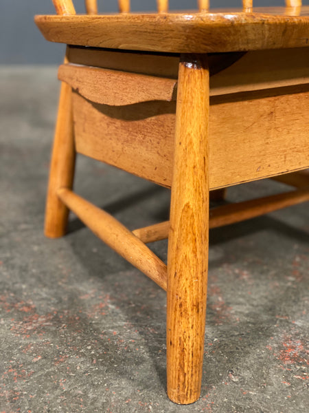Small Ercol Nursing Chair With Drawer