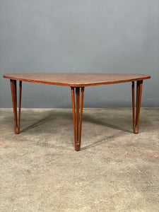 Mid Century Rosewood Veneer Tripod Coffee Table