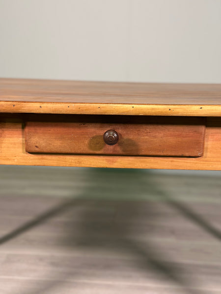 Antique Cherry Wood French Dining Table