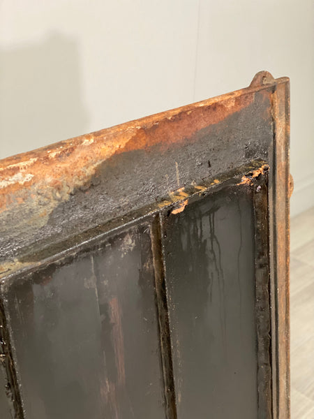 Large Antique Cast Iron Mirror