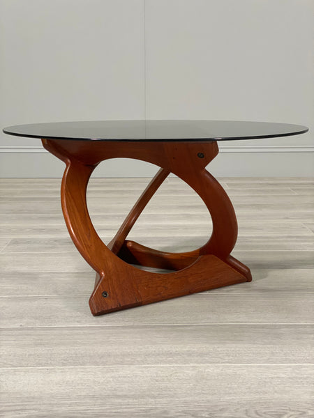 Mid Century Danish Teak Coffee Table Georg Jensen For Kubus