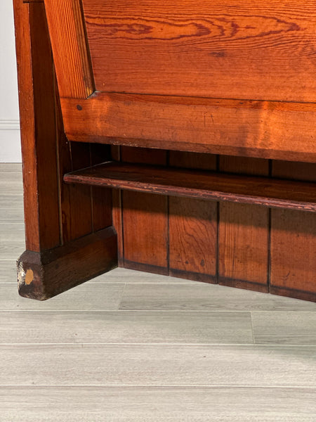 Small Antique Church Pew