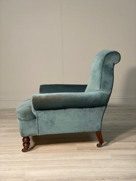 A Deep Seated 19th Century Howard Style Armchair