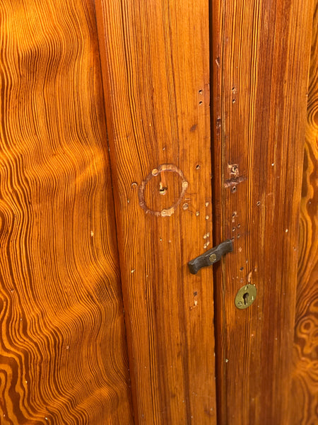 Large Pitch Pine Church Vestry Cupboard c1890