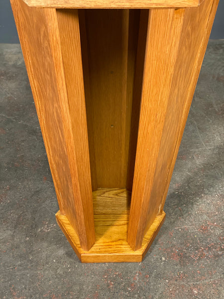 Mid 20th Century Oak Church Baptismal Font