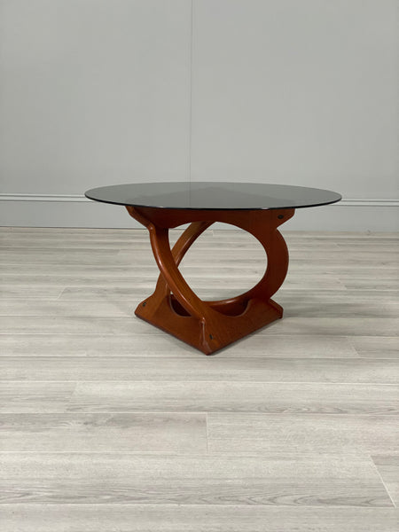 Mid Century Danish Teak Coffee Table Georg Jensen For Kubus