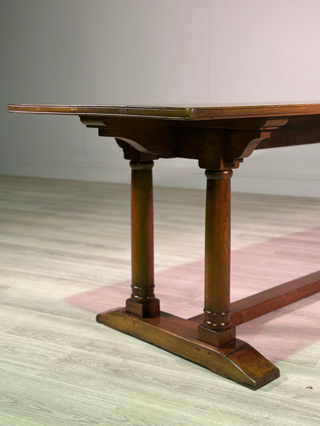 Antique Heals Tilden 9ft Oak Dining Table