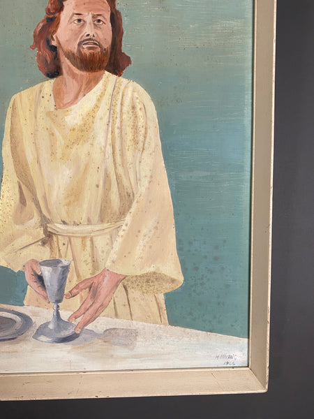Religious Oil Painting by H Irving