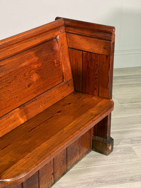 Small Antique Church Pew