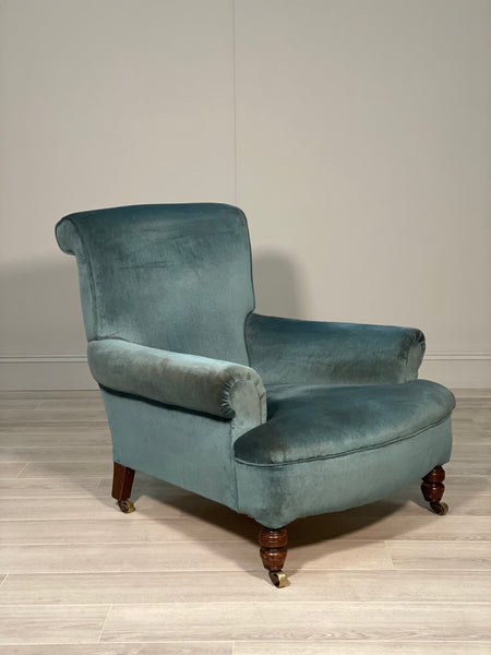 A Deep Seated 19th Century Howard Style Armchair