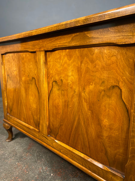 Mid 20th Century Walnut Bedding Box