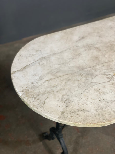 Vintage Italian Marble Bistro Table