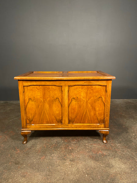 Mid 20th Century Walnut Bedding Box