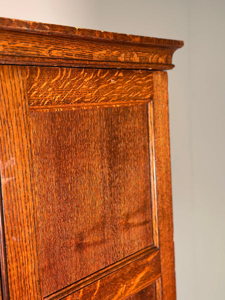 Antique Oak Pigeon Hole Cupboard