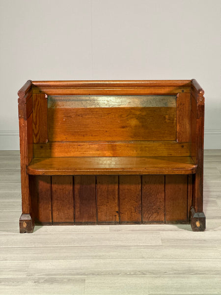 Small Antique Church Pew