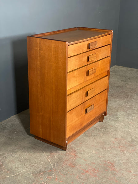 White and Newton Teak Chest Of Drawers