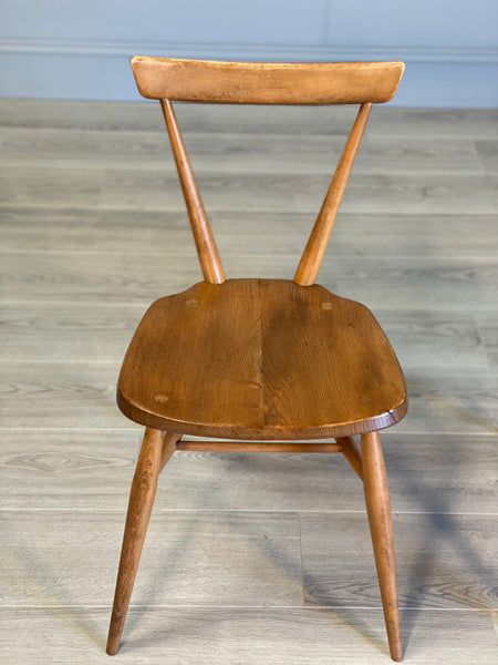 Pair Of Adult Ercol Stacking Chairs