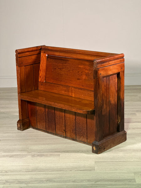 Small Antique Church Pew