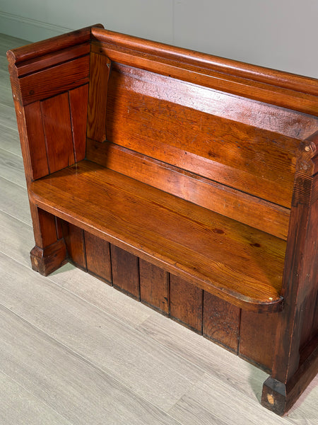 Small Antique Church Pew