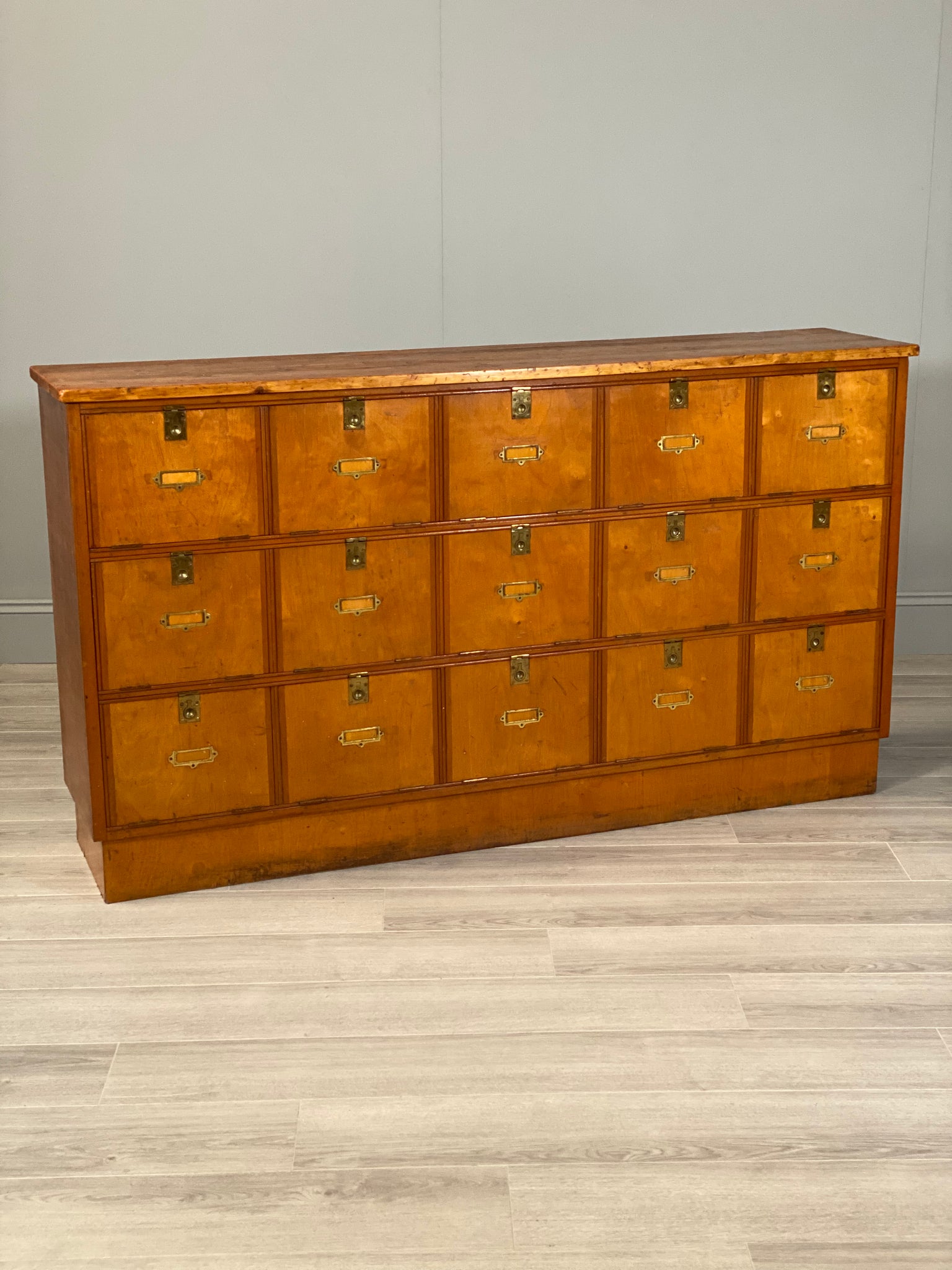 Antique Bank Of Postal Drawers