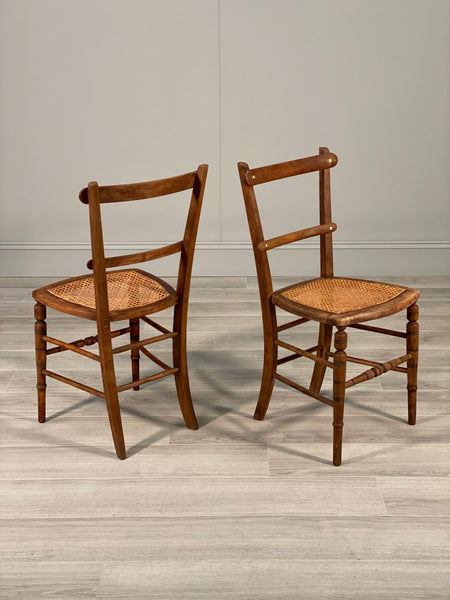 Pair Of 19th Century Oak Side Chairs