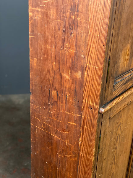 Victorian Pitch Pine Church Cupboard